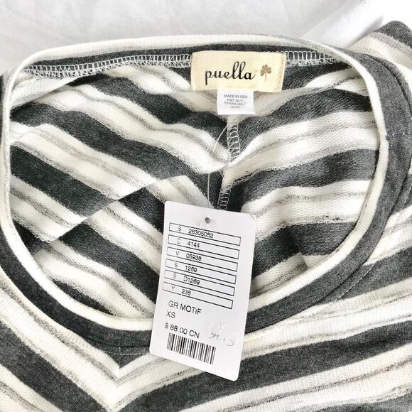 Anthropologie Puella New Chevron skater Dress XS - Picture 11 of 12